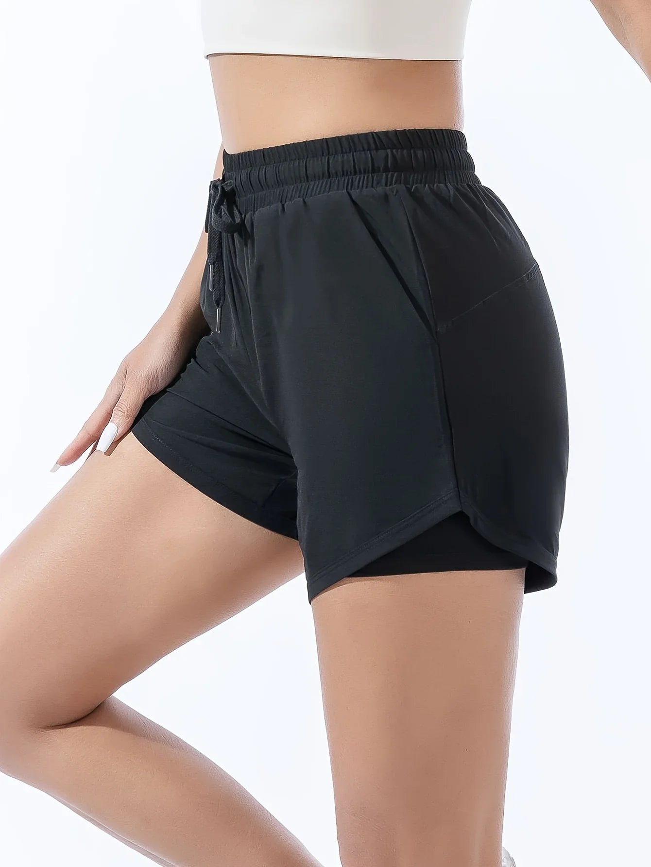Women’s Quick Dry Athletic Fitness Workout Shorts