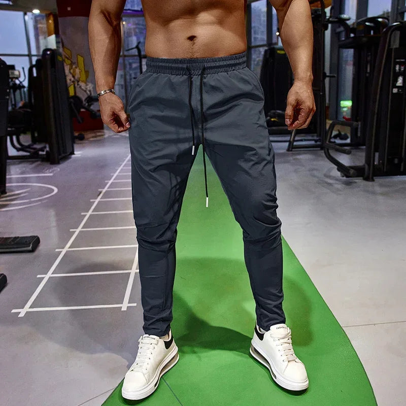Men’s Quick-Dry Breathable Ice Silk Athletic Pants