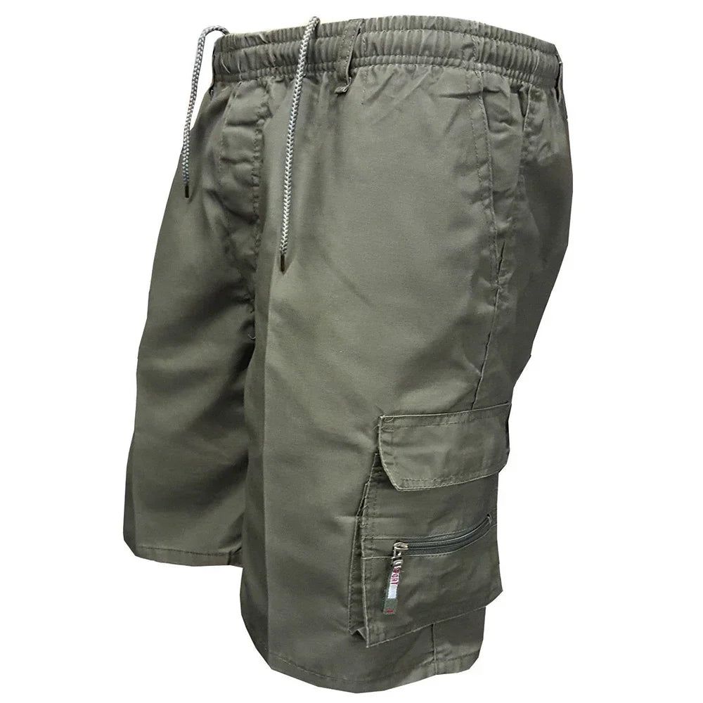 Men’s Tactical Cargo Shorts with Multiple Pockets