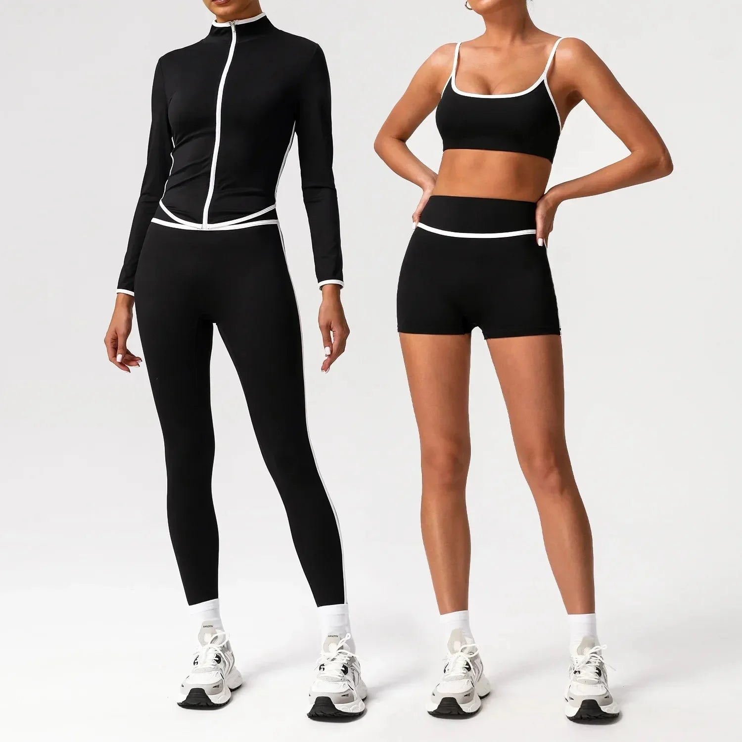 Seamless High-Waist Yoga Set