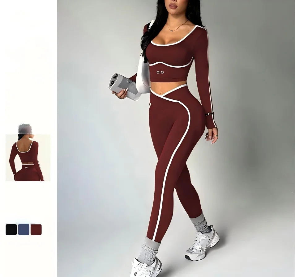 2026 Colorblock Yoga Set