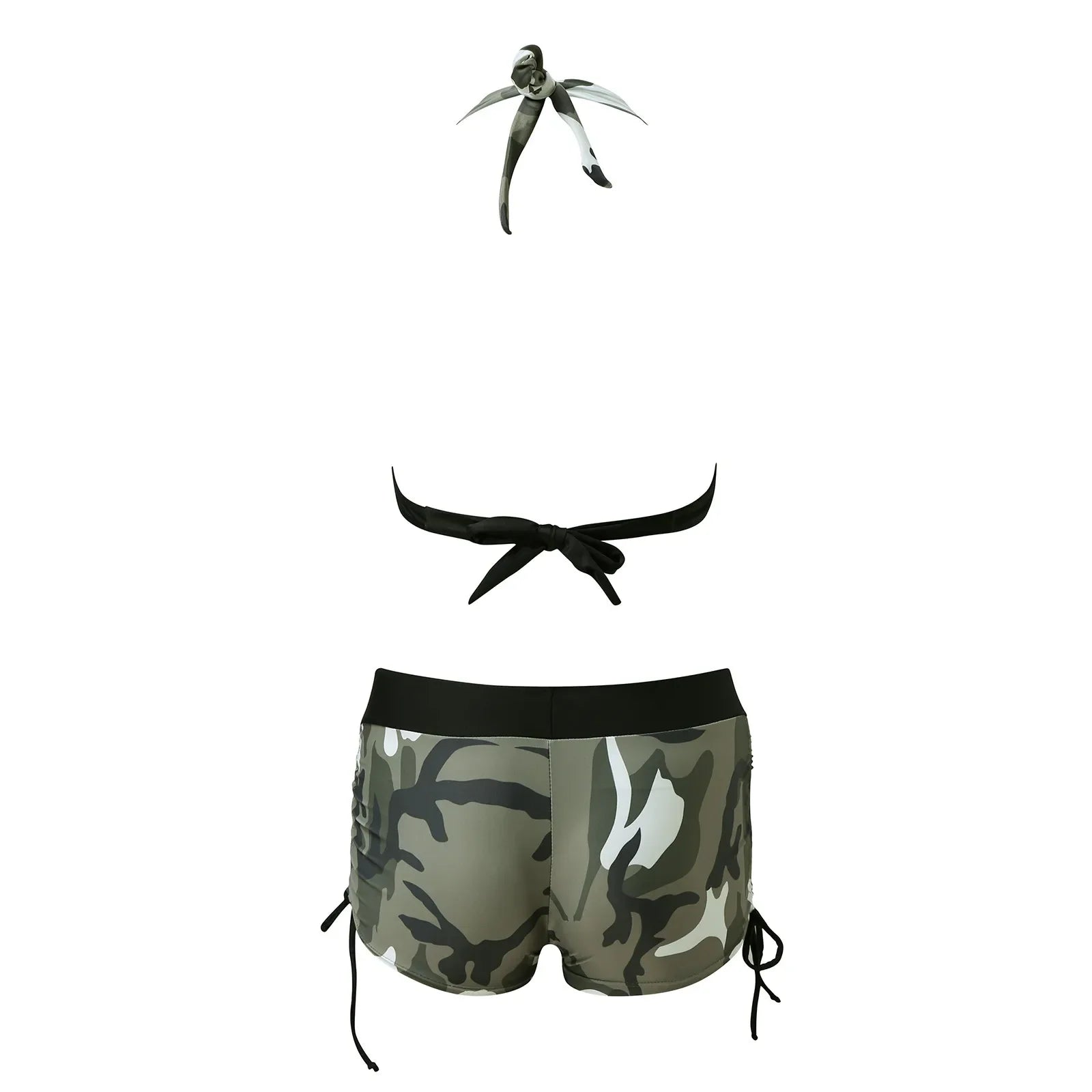 Camo Halter Bikini Set