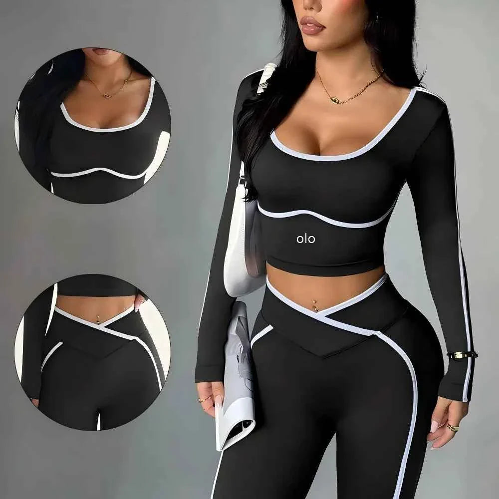 2026 Colorblock Yoga Set