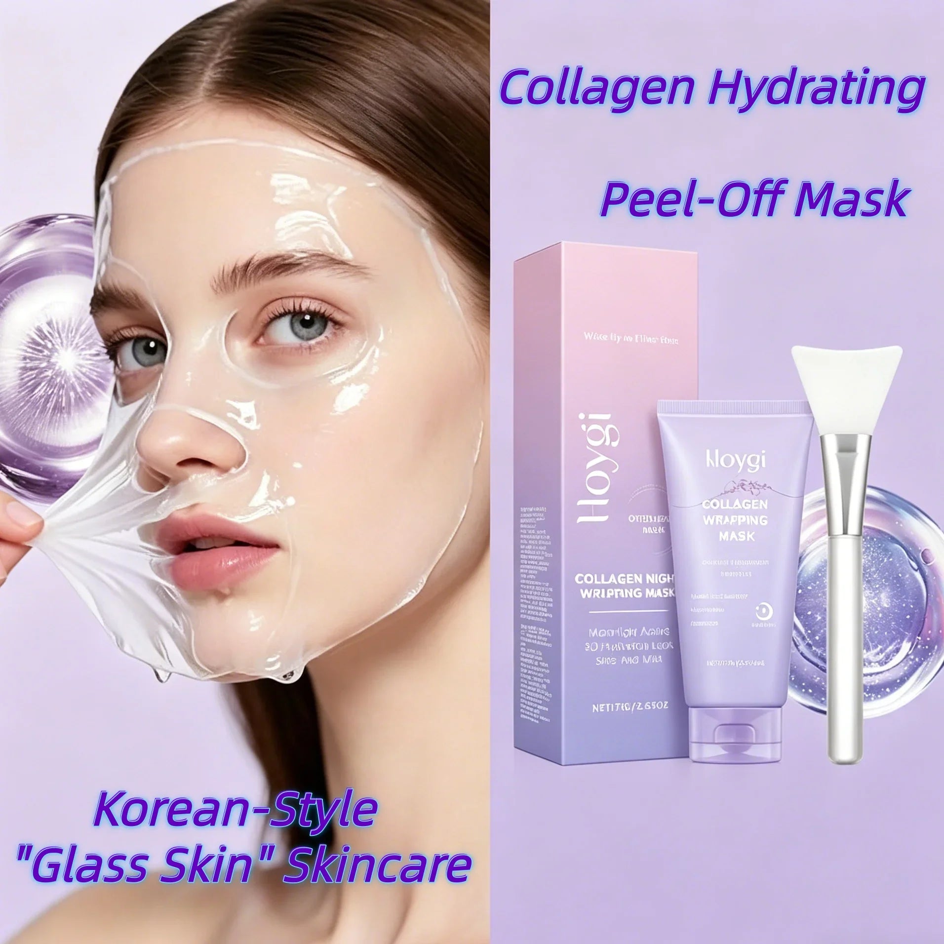 Korean Collagen Peel-Off Mask for Glass Skin