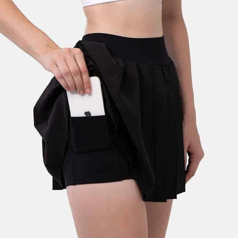 Title: High-Waist Bandage Skort