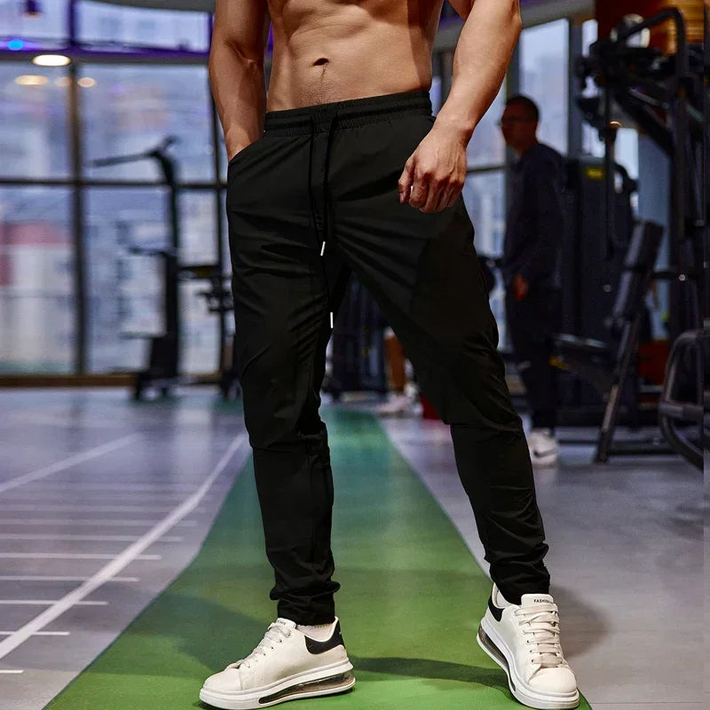 Men’s Quick-Dry Breathable Ice Silk Athletic Pants