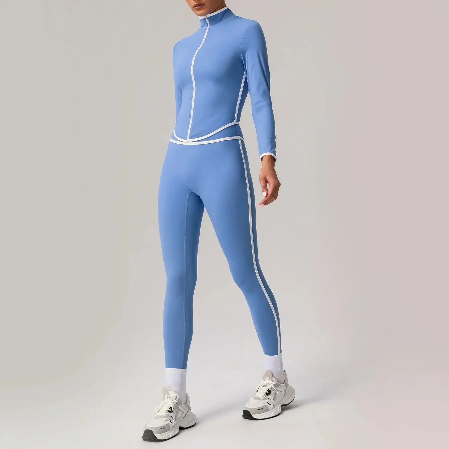 Seamless High-Waist Yoga Set