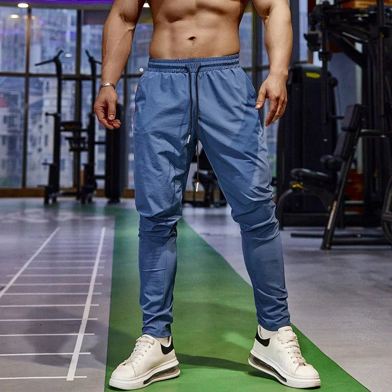 Men’s Quick-Dry Breathable Ice Silk Athletic Pants