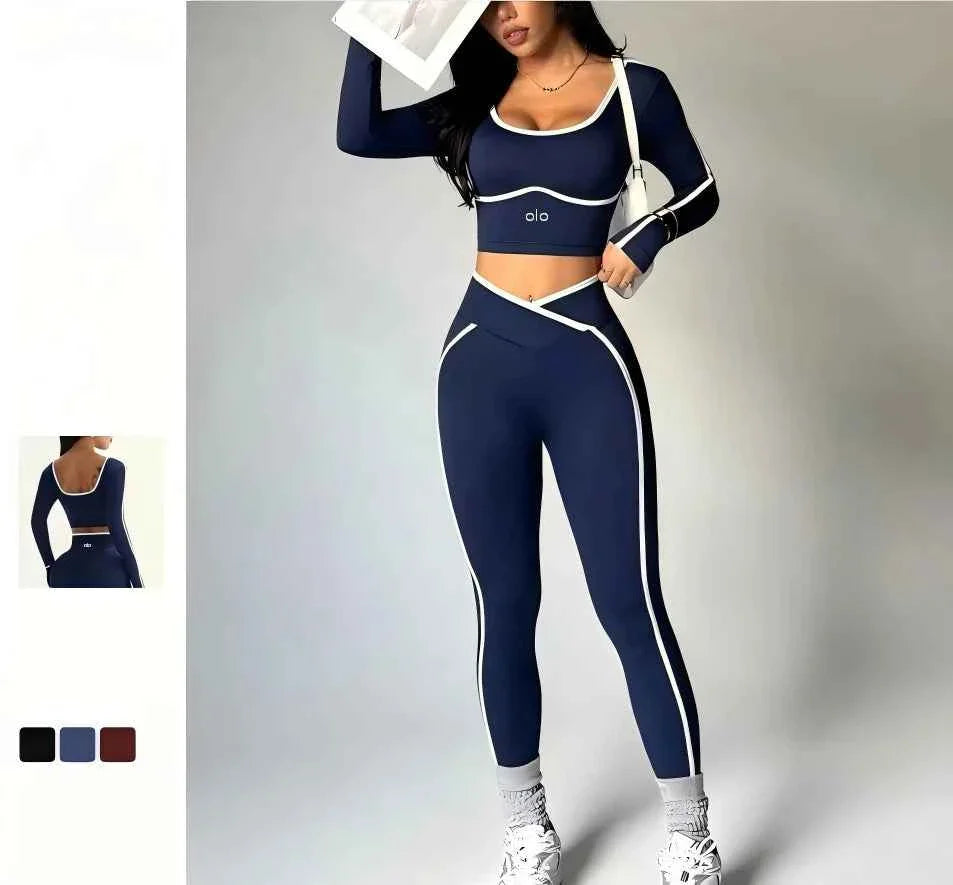 2026 Colorblock Yoga Set