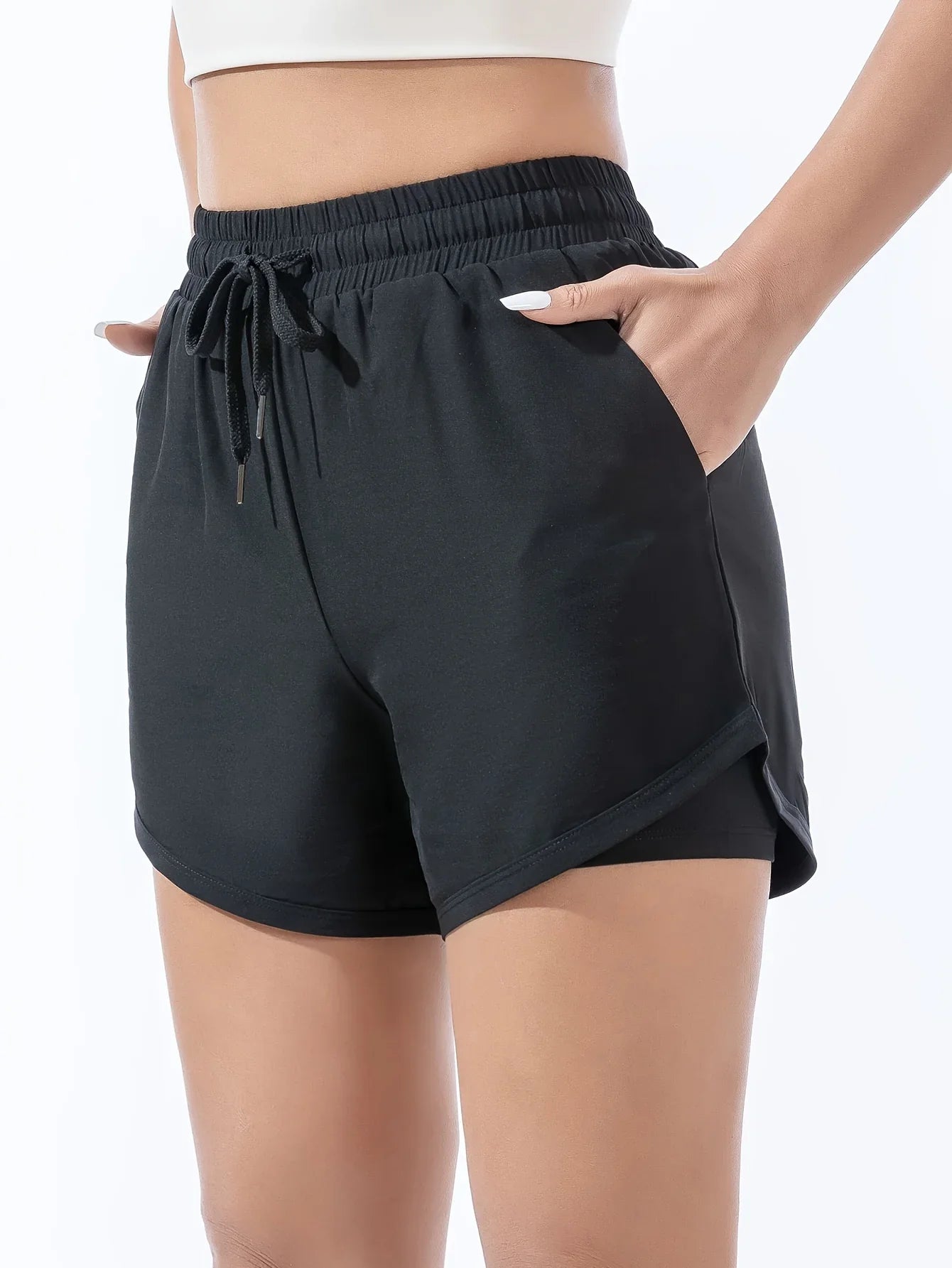 Women’s Quick Dry Athletic Fitness Workout Shorts