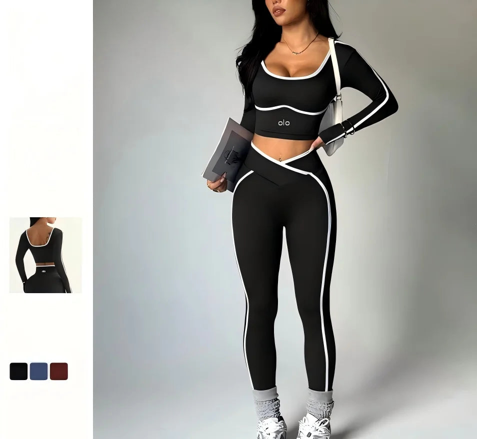 2026 Colorblock Yoga Set