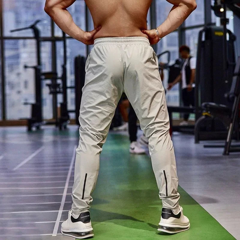 Men’s Quick-Dry Breathable Ice Silk Athletic Pants