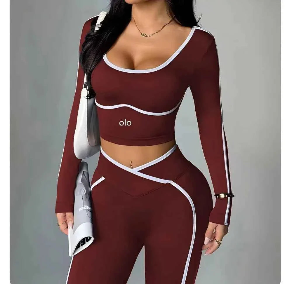 2026 Colorblock Yoga Set