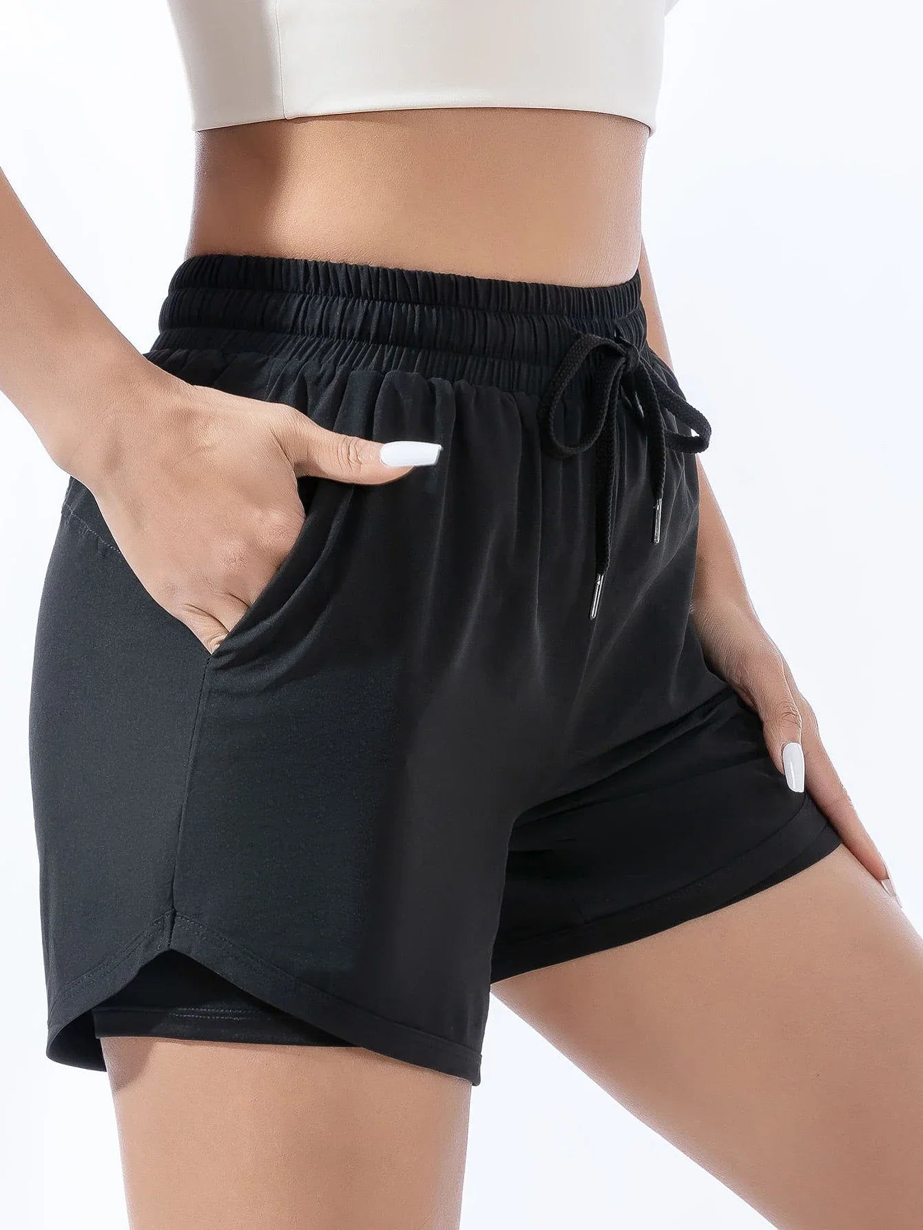Women’s Quick Dry Athletic Fitness Workout Shorts