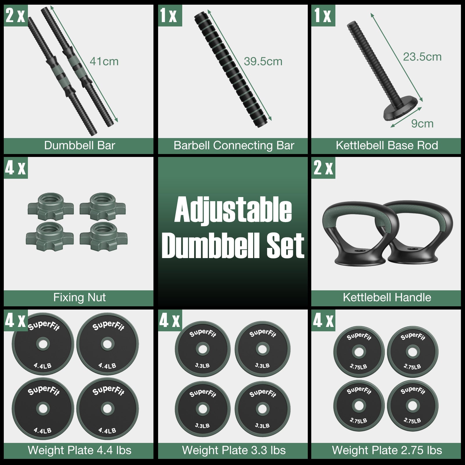 Adjustable Dumbbell Set