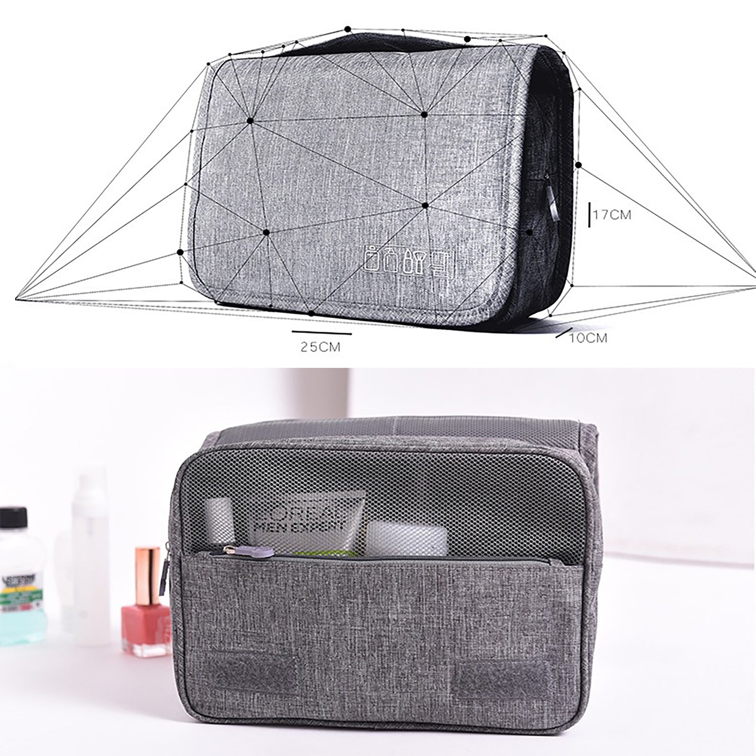 Waterproof Hanging Toiletry Bag