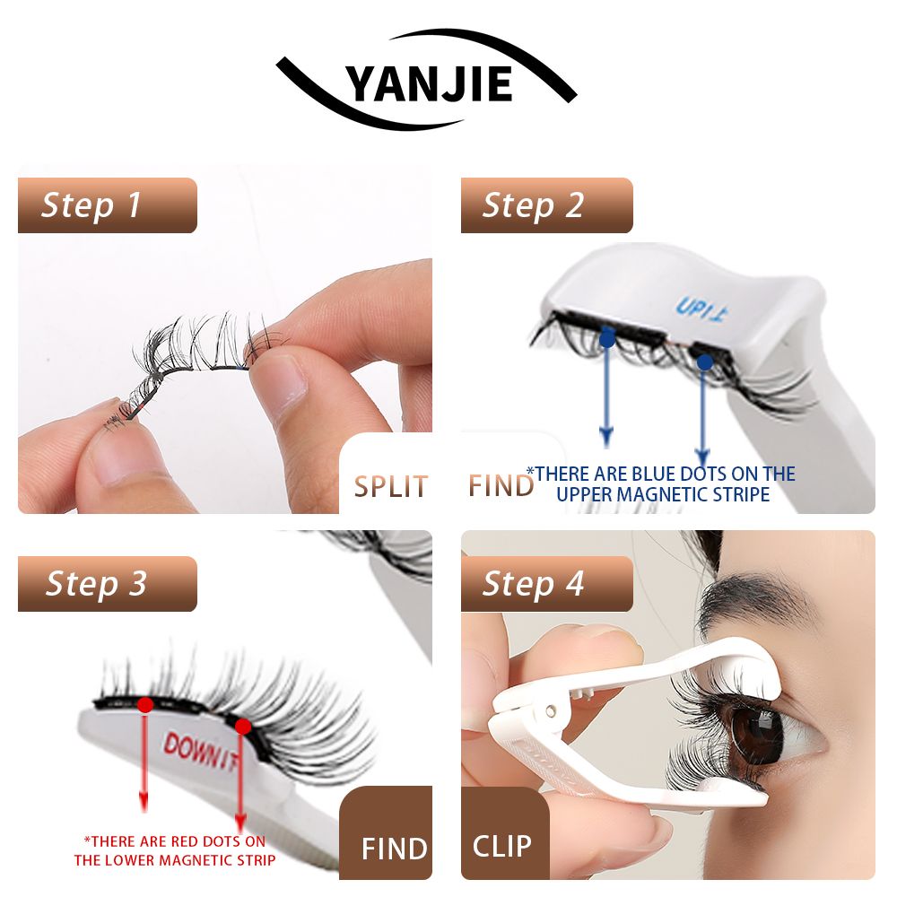 Magnetic C-Curl Eyelashes