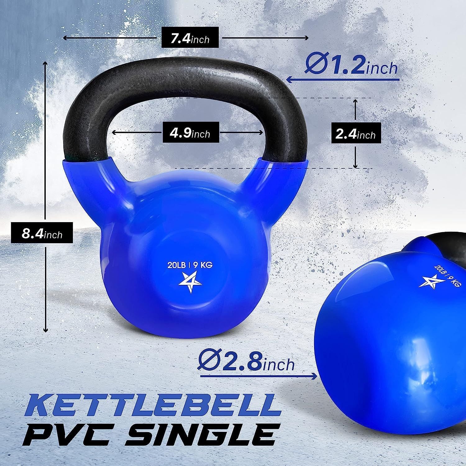 Vinyl Coated Kettlebell