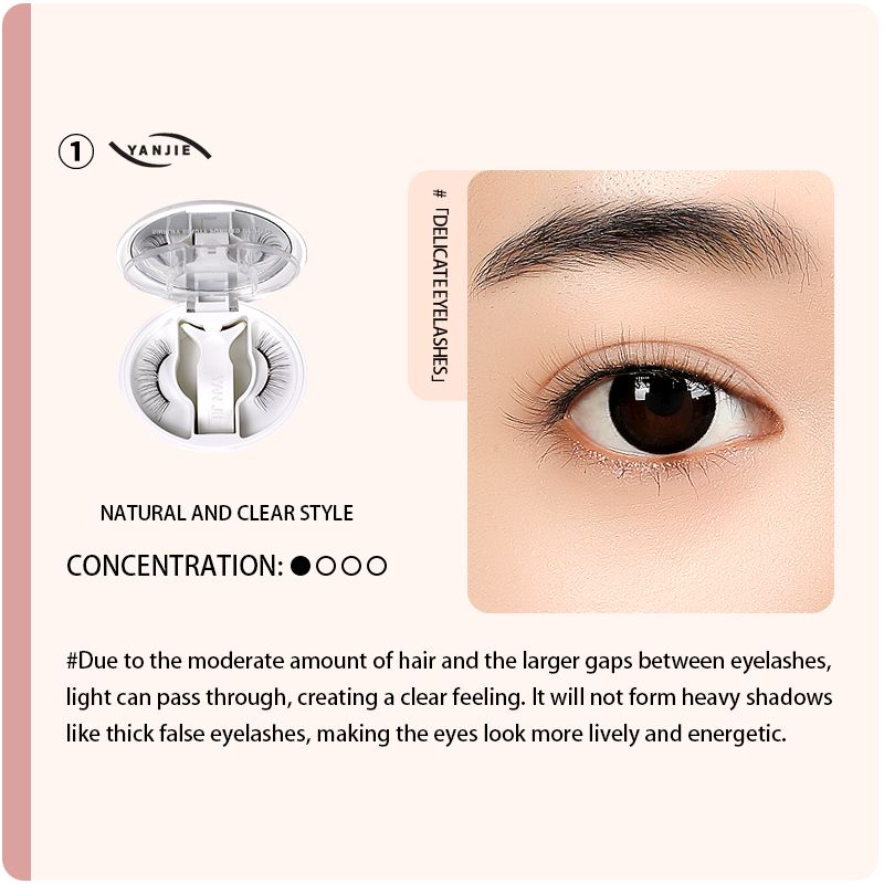 Magnetic Clip-On Eyelashes