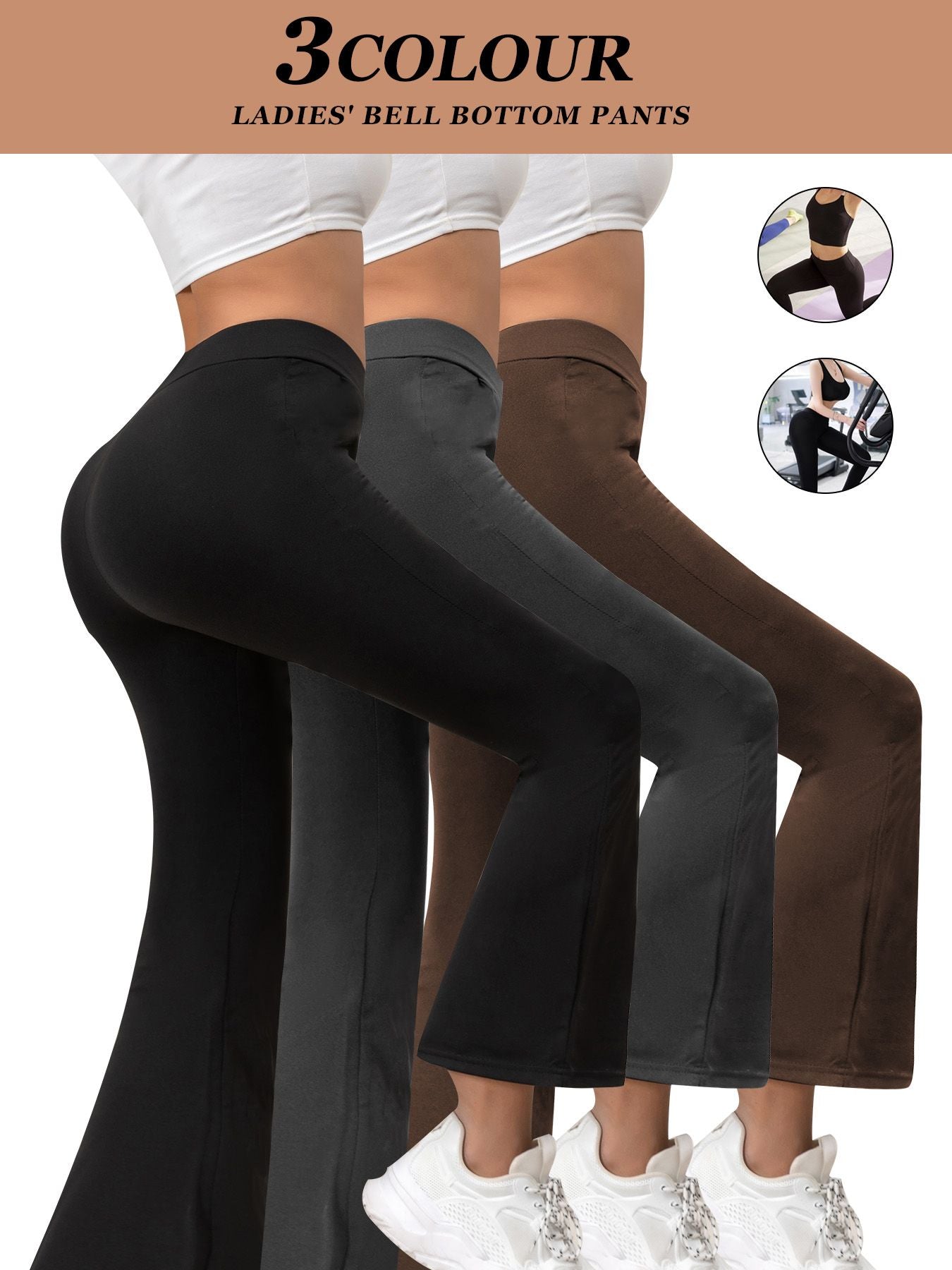 Butt-Lifting Flare Yoga Pants