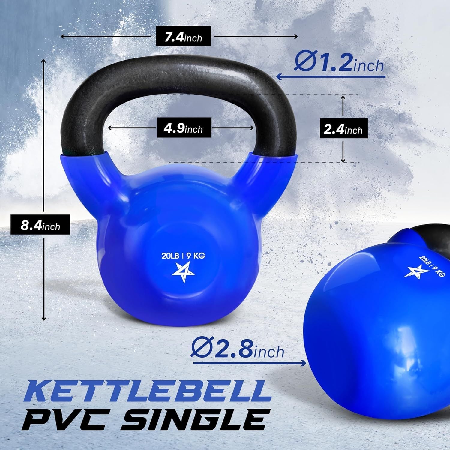 Vinyl Coated Kettlebell