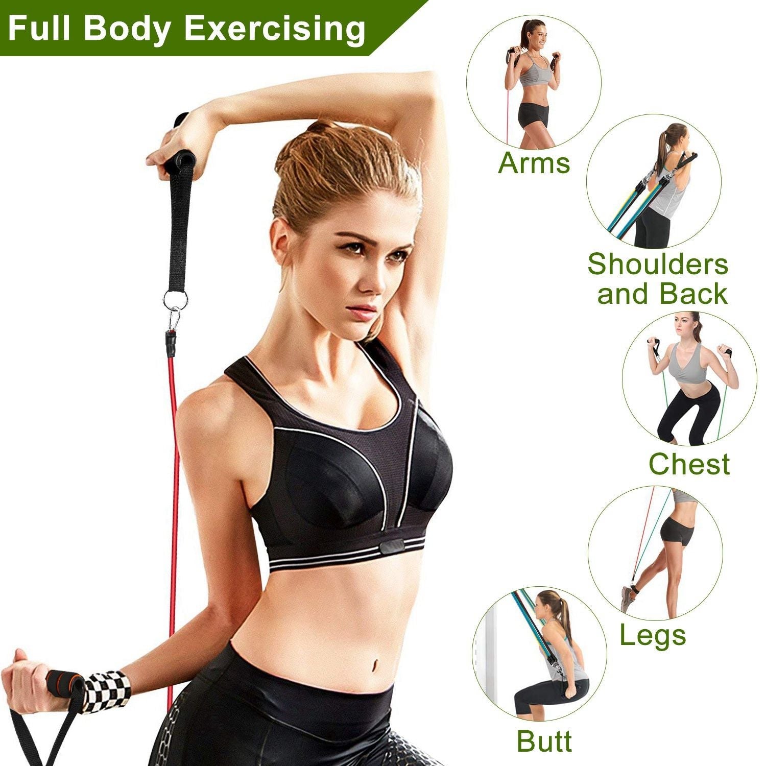 11 Pcs Resistance Bands
