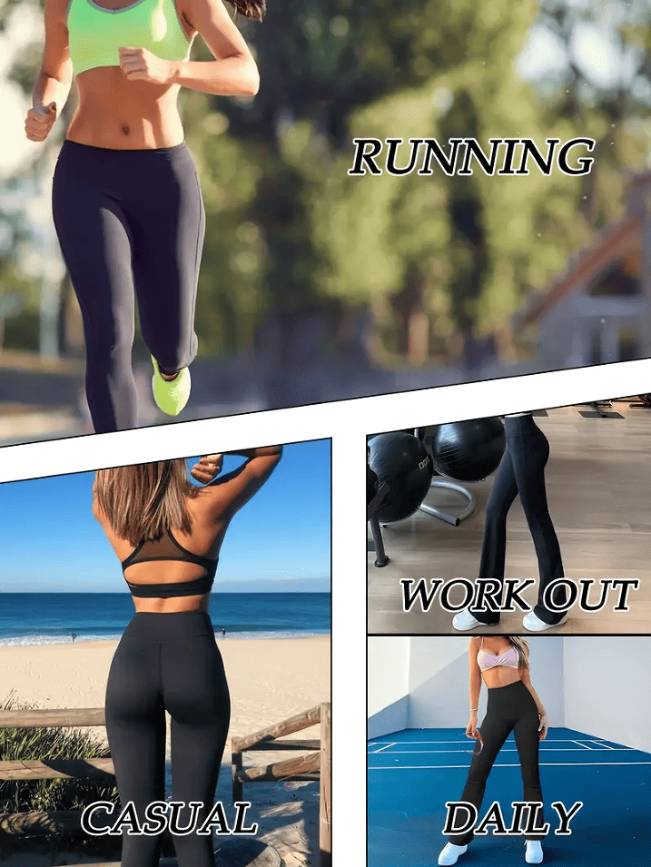 Butt-Lifting Flare Yoga Pants