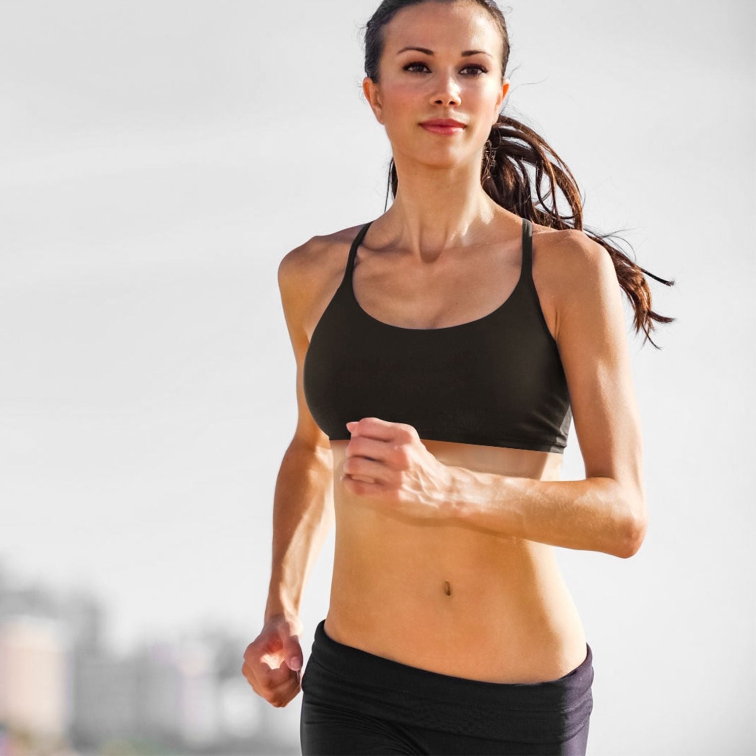 Women’s Strappy Square Neck Padded Sports Bra