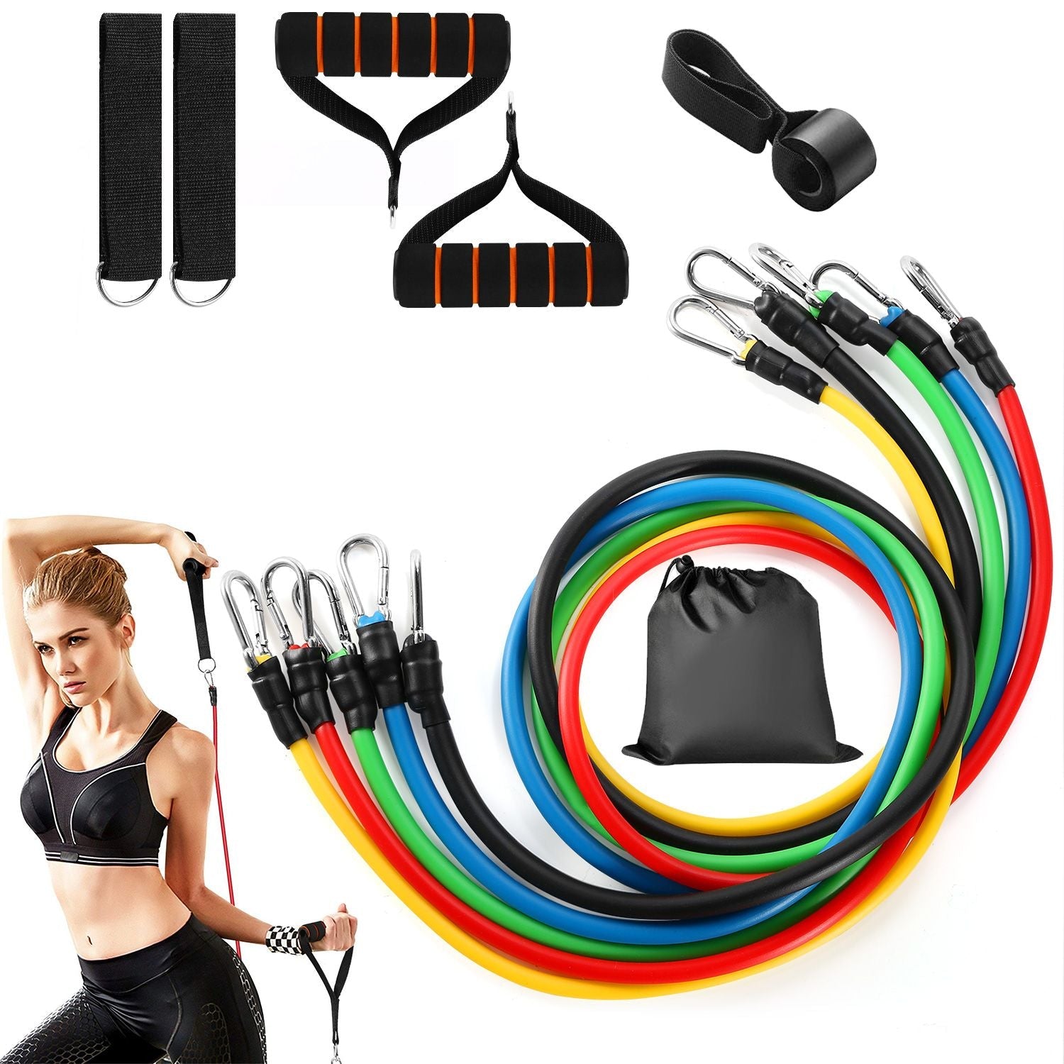 11 Pcs Resistance Bands