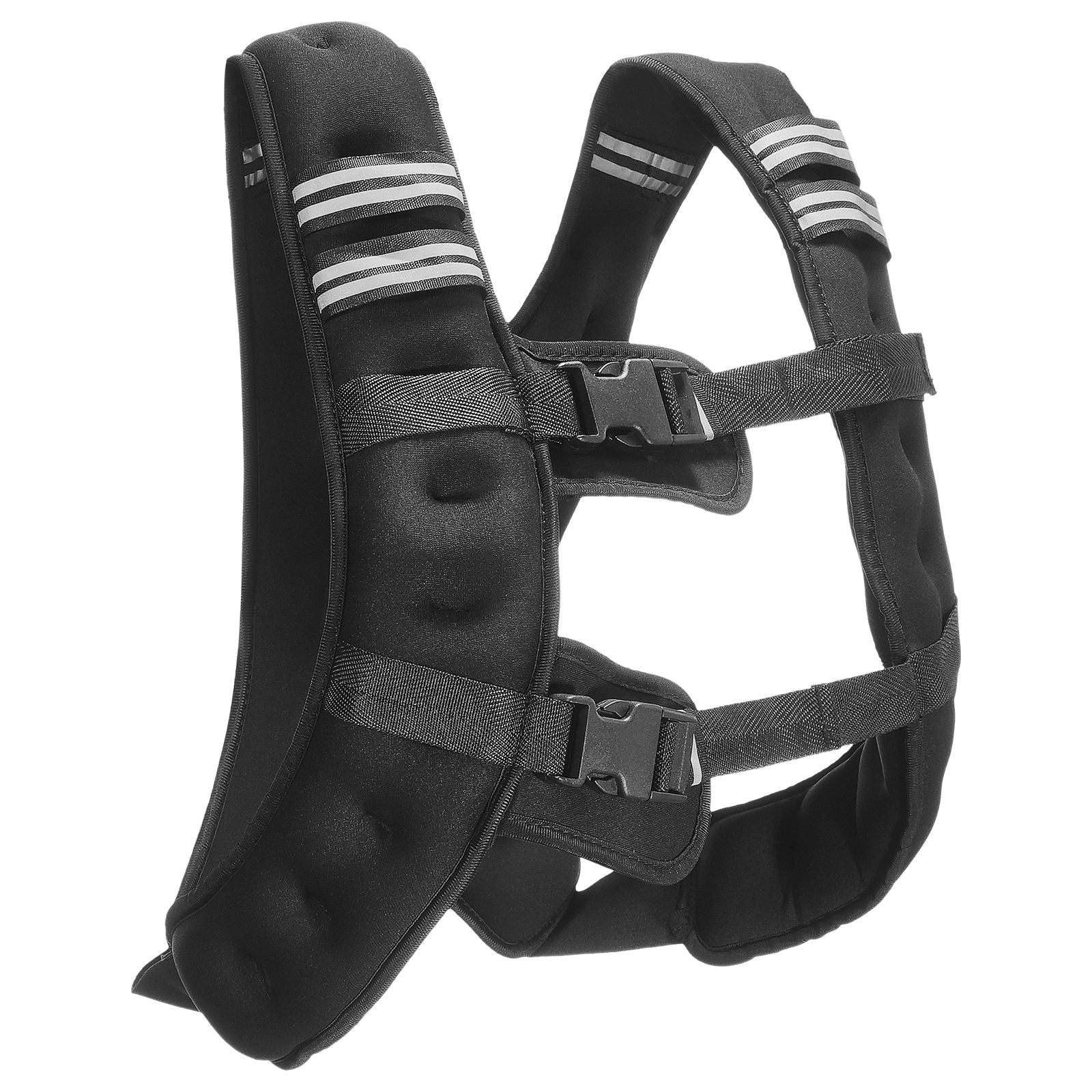 Weighted Vest, 12 lbs Weight Vest with Reflective Stripe, Adjustable Buckle Body Weight Vest for Men Women, Workout Equipment for Strength Training, Running, Jogging, Fitness, and Weight Loss