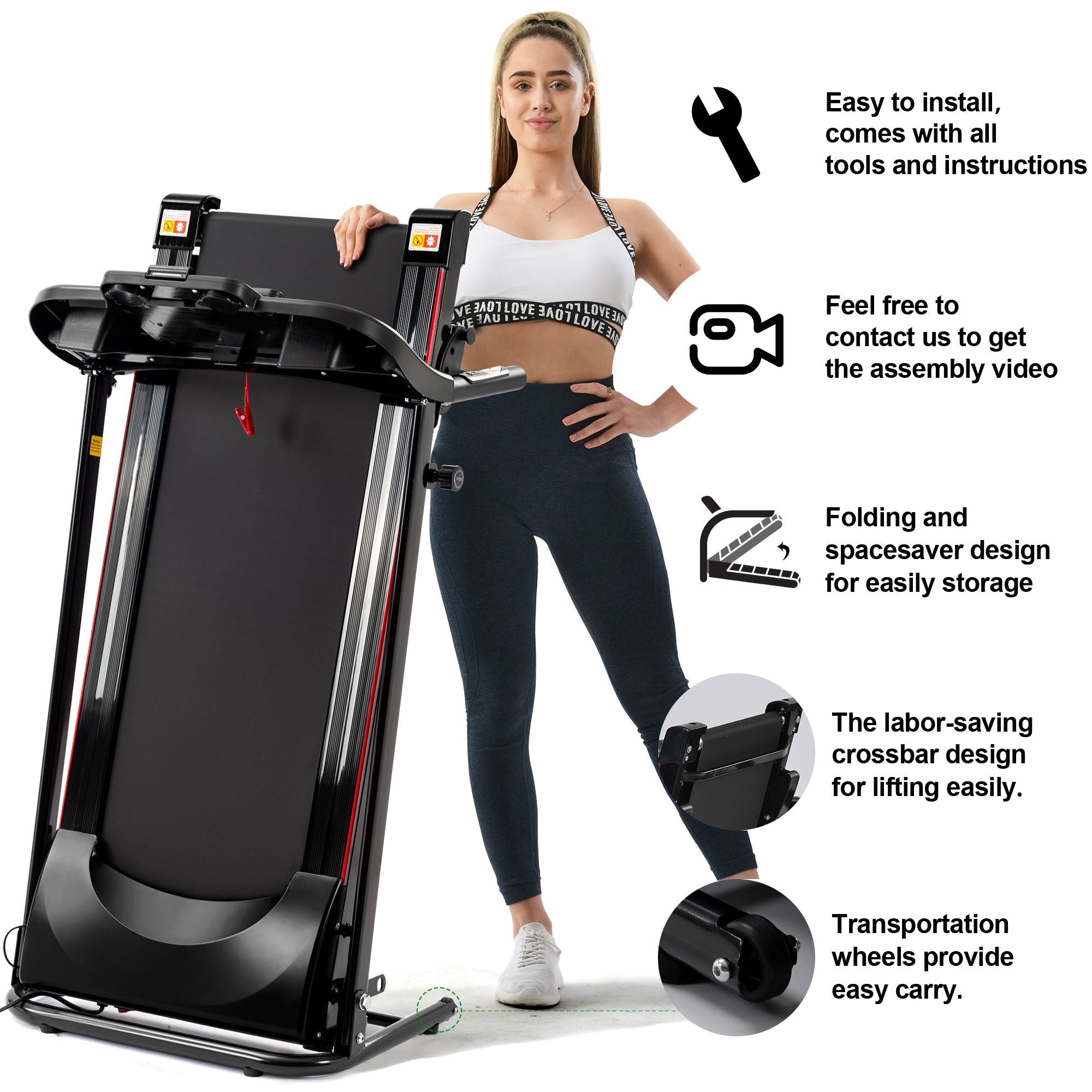 Foldable Incline Treadmill