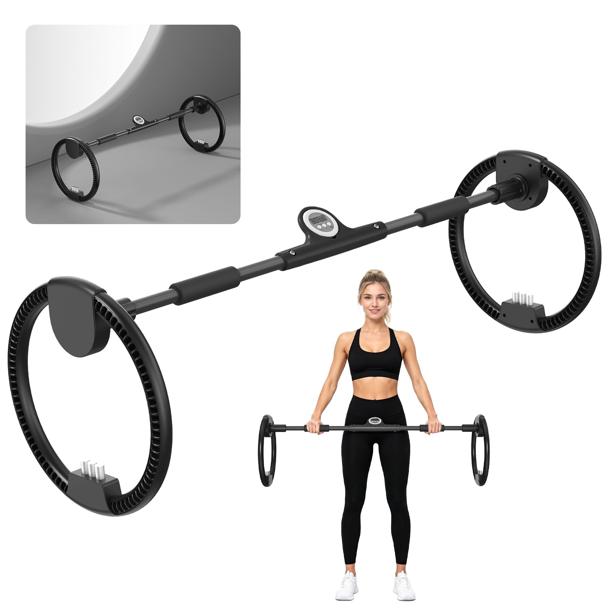 Adjustable Arm, Forearm and Wrist Exercise Wheel