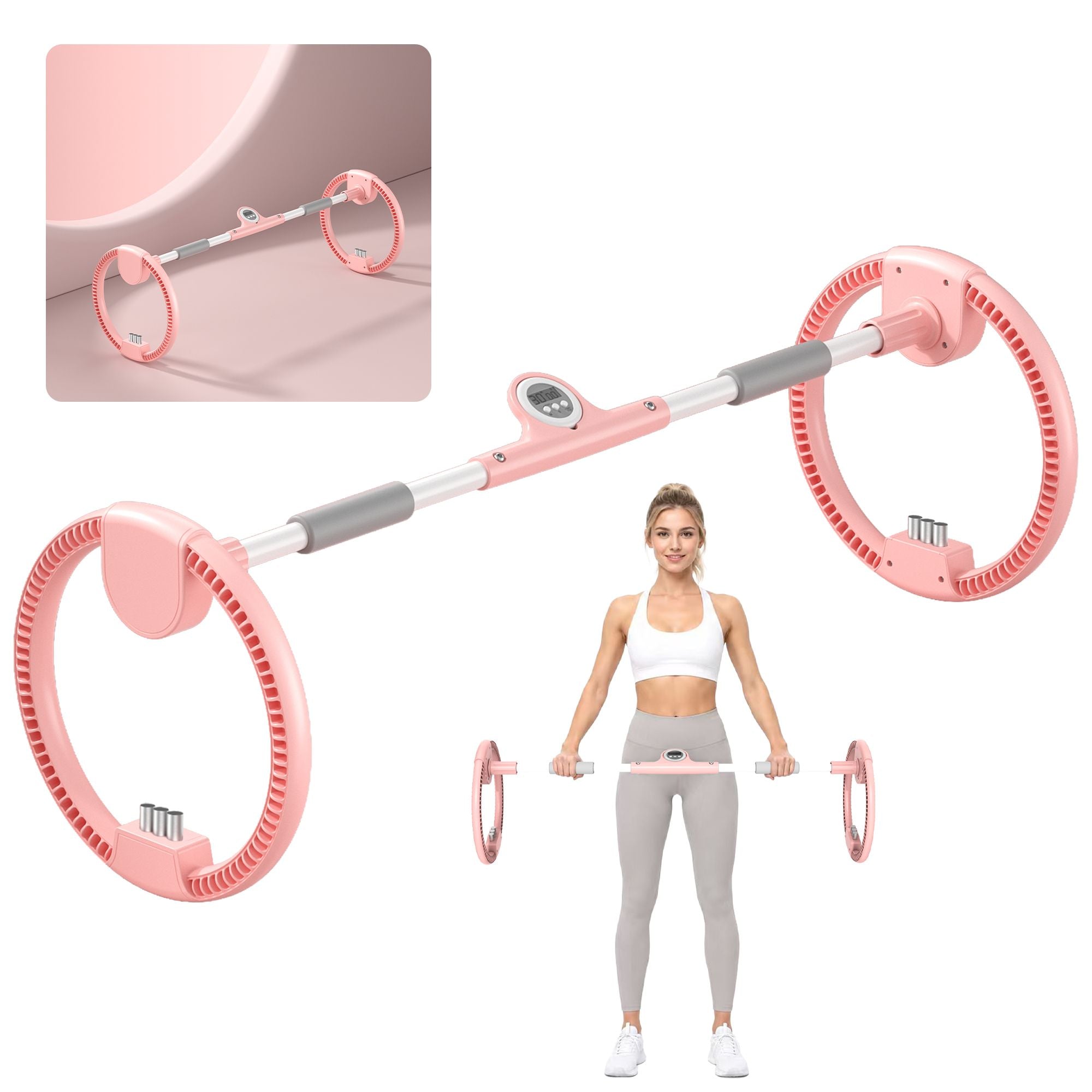 Adjustable Arm, Forearm and Wrist Exercise Wheel
