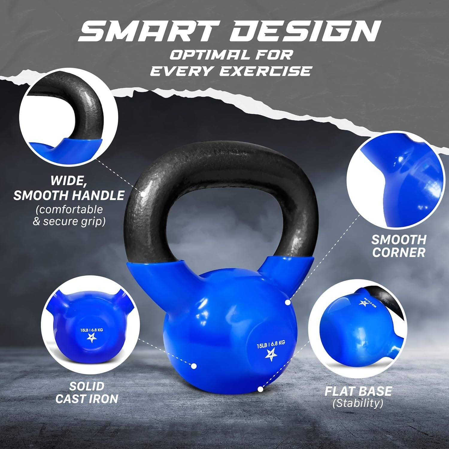 Vinyl Coated Kettlebell