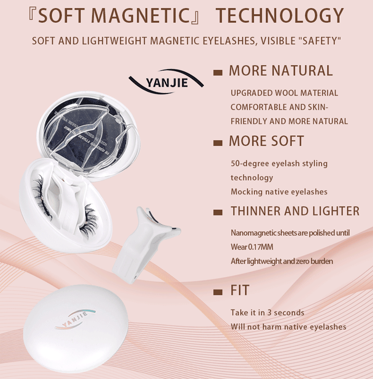 Magnetic C-Curl Eyelashes