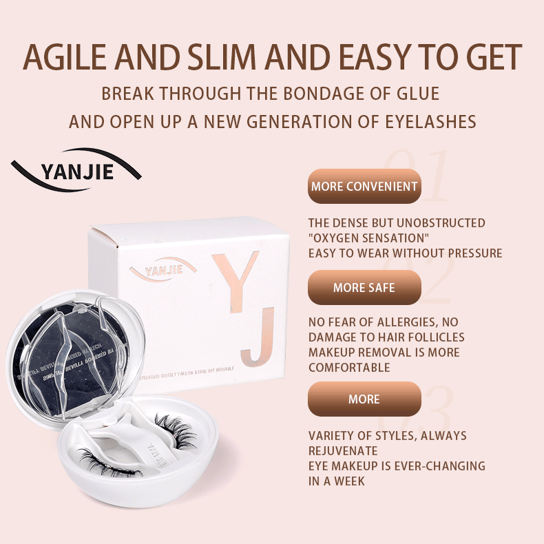 Magnetic C-Curl Eyelashes