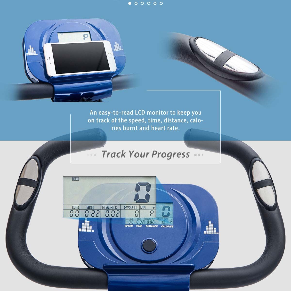 Folding X-Bike Exercise Bike