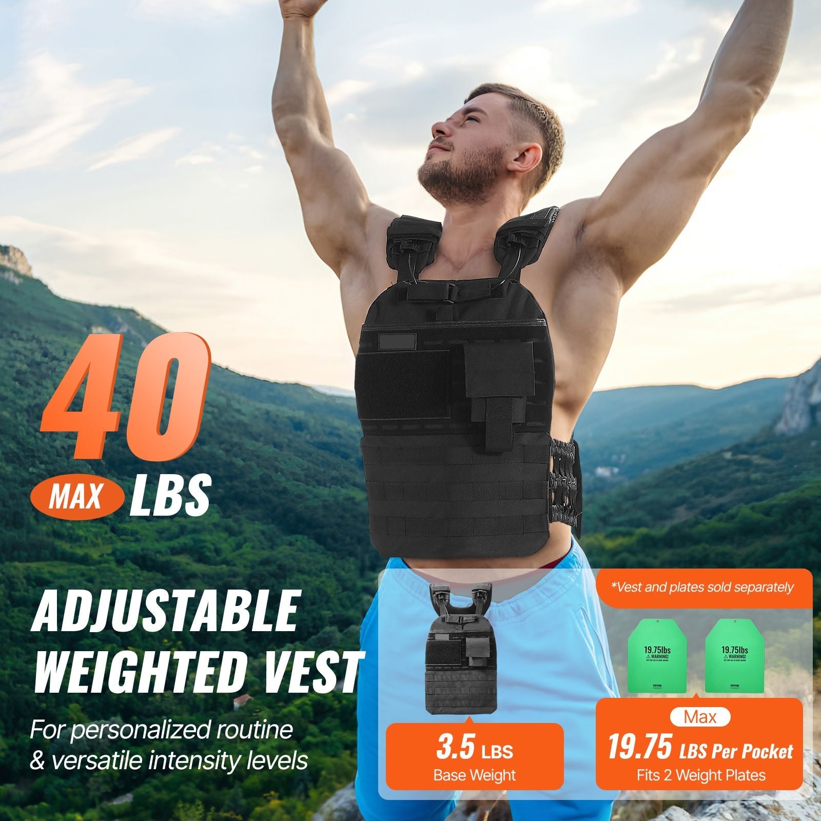 Adjustable Weighted Vest