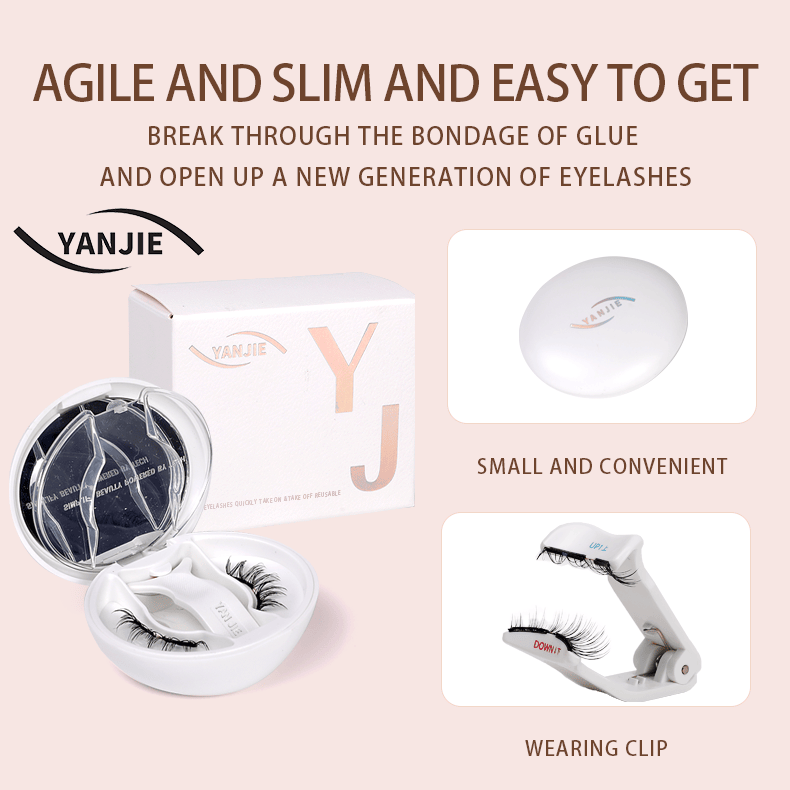 Magnetic Clip-On Eyelashes