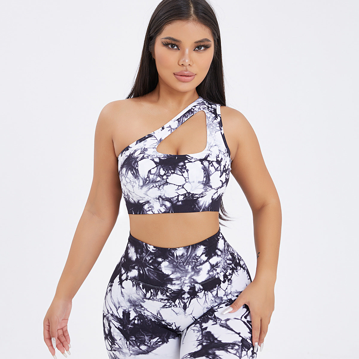 One-Shoulder Yoga Set