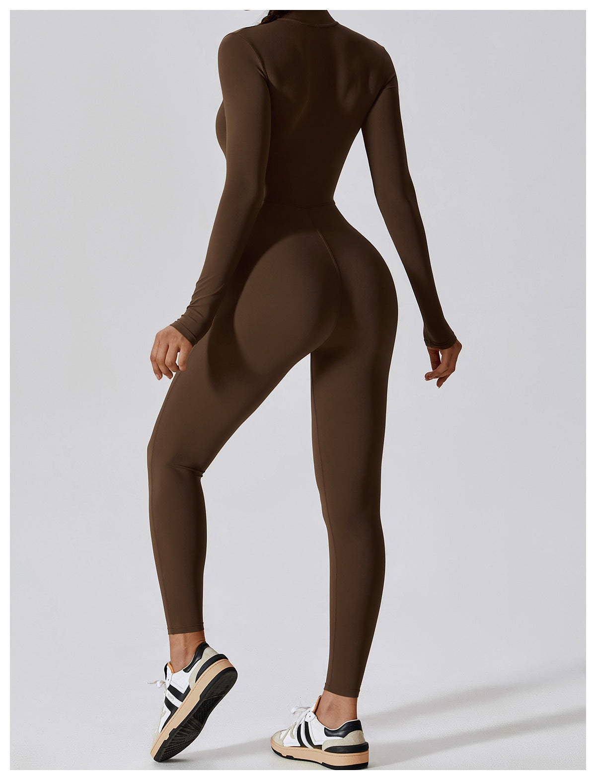 Long-Sleeve Yoga Jumpsuit
