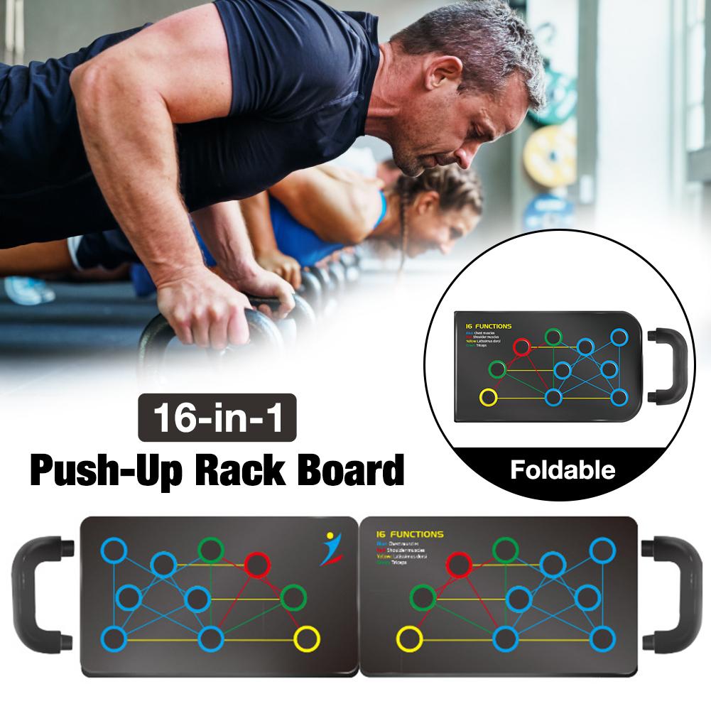 16-in-1 Foldable Push-Up Board Workout System