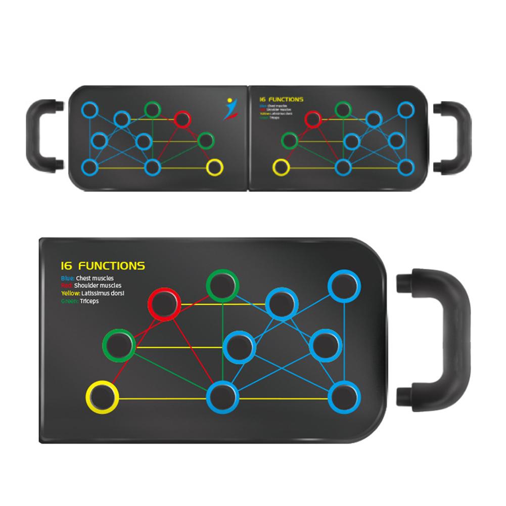 16-in-1 Foldable Push-Up Board Workout System