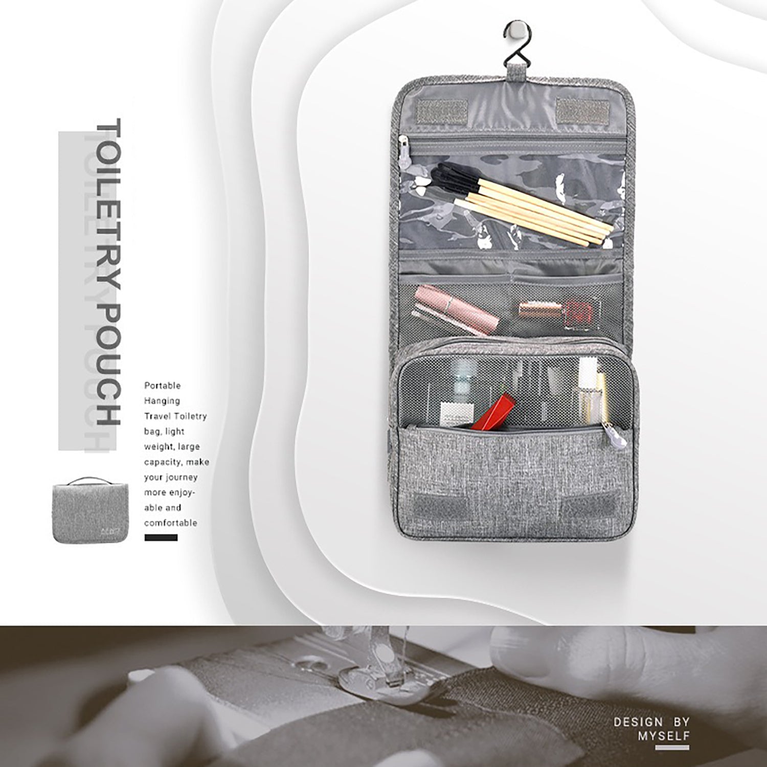 Waterproof Hanging Toiletry Bag