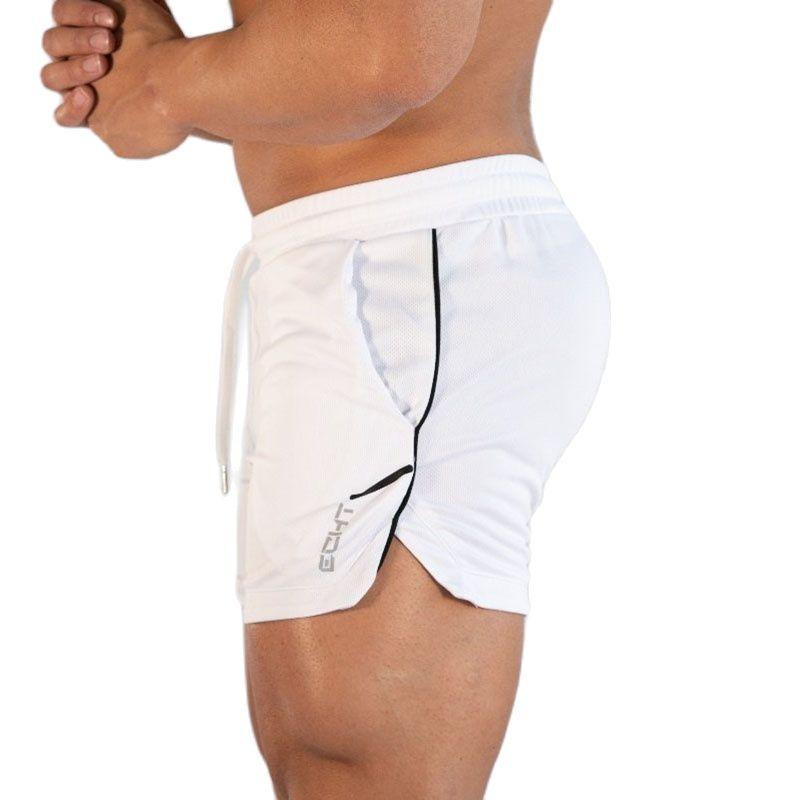 Men’s Quick-Dry Compression Gym Running Shorts with Pockets