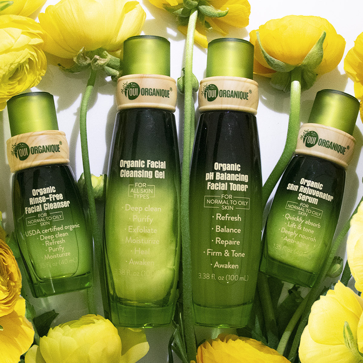 Organic Anti-Aging Sunscreen Skincare Set
