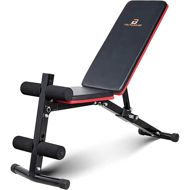 PAPABABE Adjustable Workout Bench for Strength Training