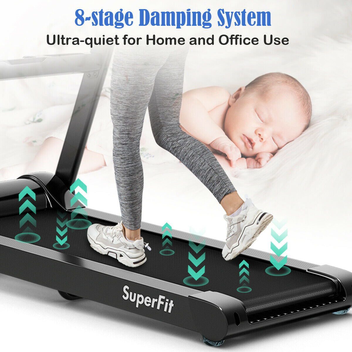 Folding Bluetooth Treadmill