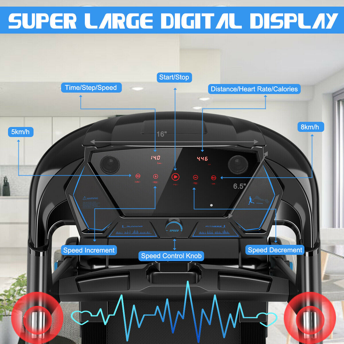 Folding Bluetooth Treadmill